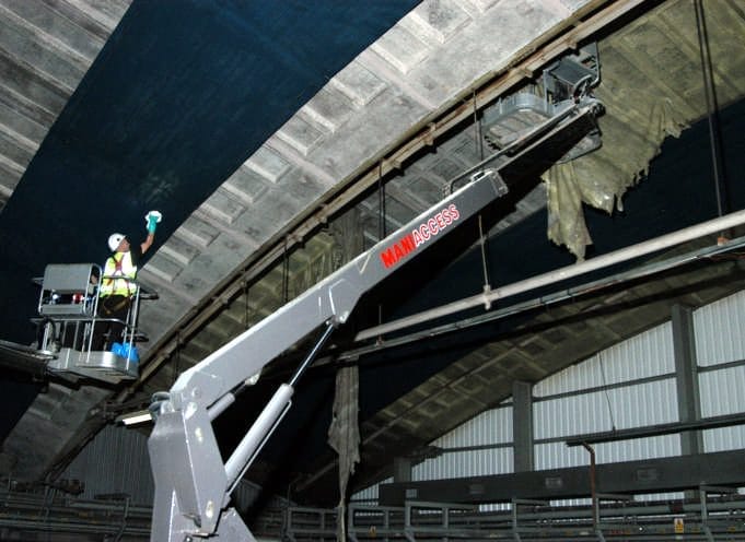 BELFOR´s Soot Removal Film - cleaning