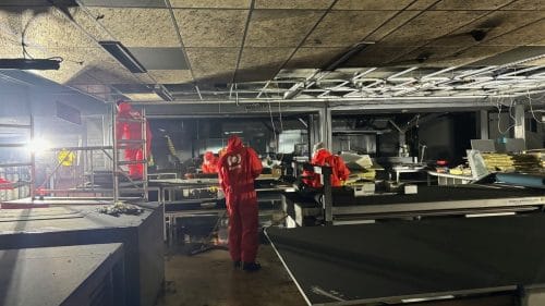 Industrial Fire Damage