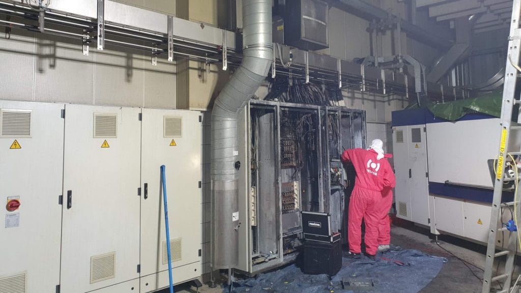 Fire Damage Restoration at a Brewery in Northern Germany