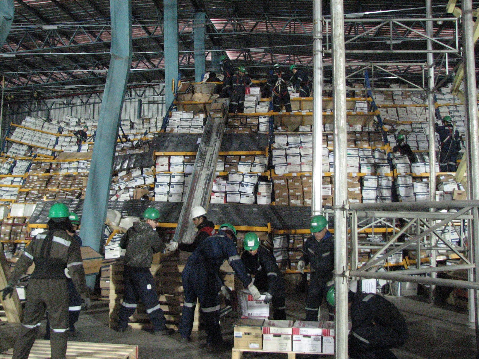 warehouse collapsed