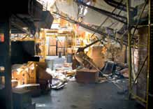Total destruction after the hurricane