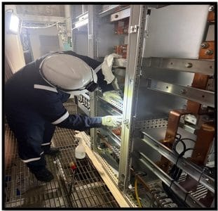 BELFOR Restores Oil-Contaminated Electrical Systems Aboard a Large Offshore Vessel